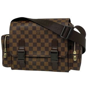 Louis Vuitton Reporter Melville Crossbody Bag Damier Brown